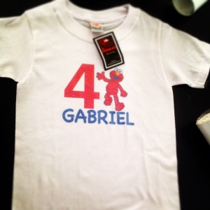 T-shirt Cumpleaños de Gabriel_2